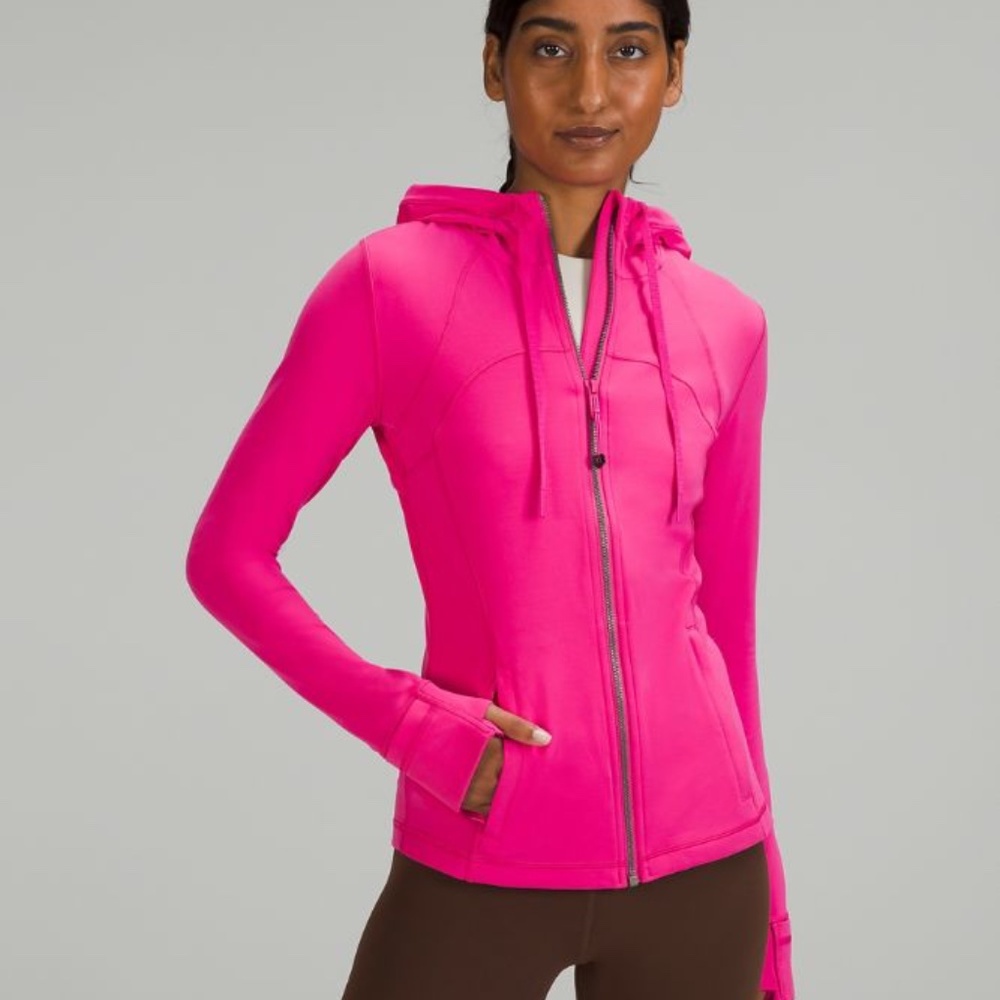 Lululemon Athletica Sonic Pink Nulu Hooded Sweater